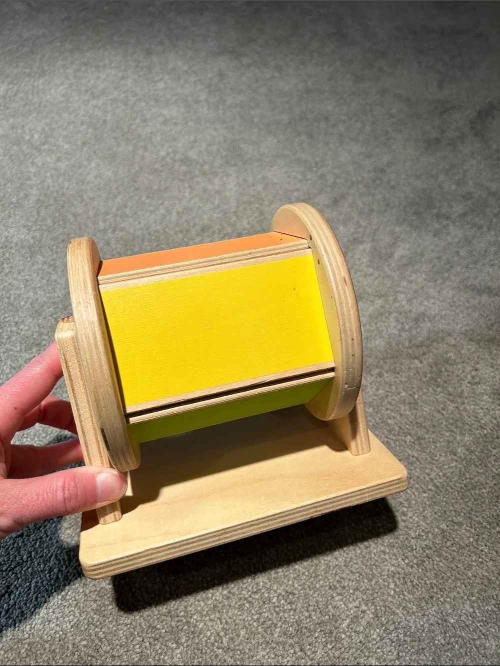 Lovevery Natural Wood Baby Activity Wheel - Natural